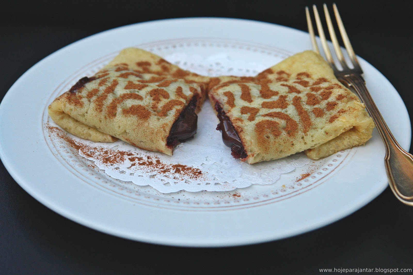 Tripas doces de Aveiro com chocolate - gastronomia em Aveiro